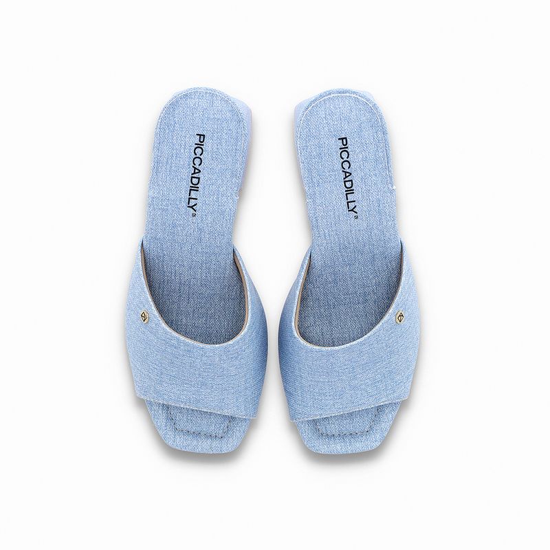 Tamanco Eloisa Salto Alto Jeans