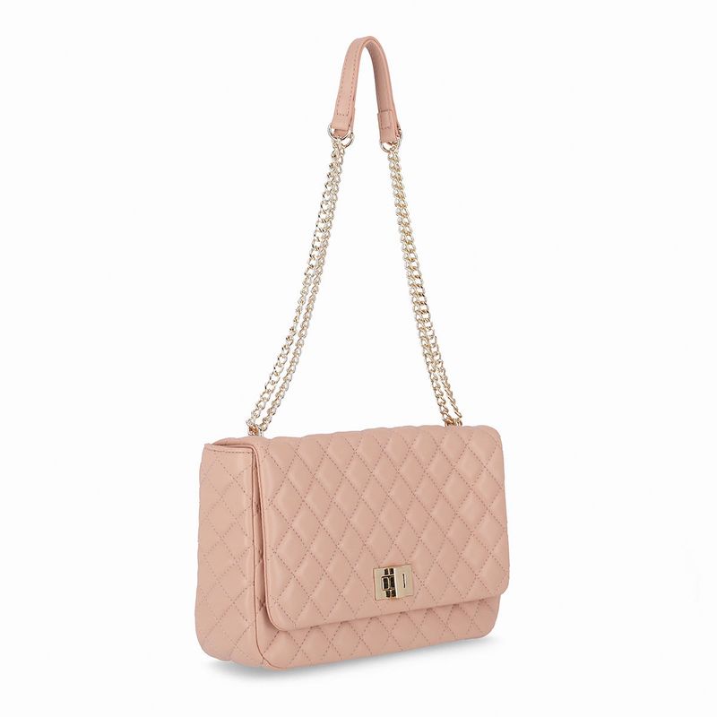 Bolsa Adriana Crossbody Média Rose