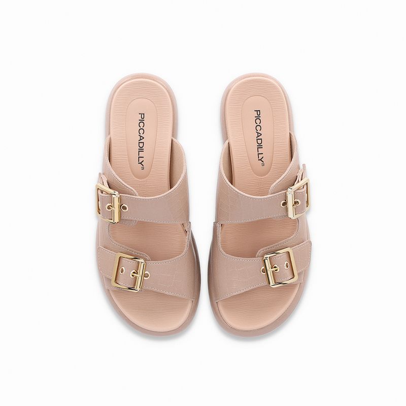 Tamanco Sol Anabela Médio Fendi