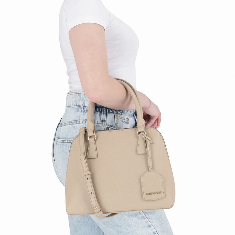 Bolsa Tote Média Marfim