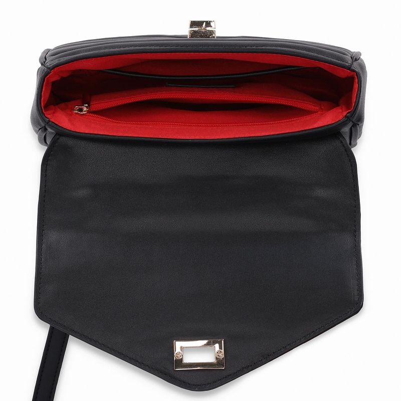 Bolsa Maitê Tiracolo Pequena Preto