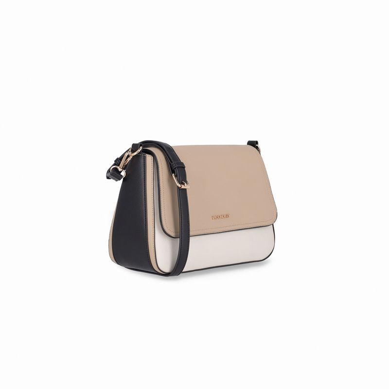 Bolsa Isadora Tote Média Nude com Off White
