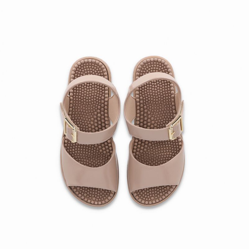 Sandália Spa Anabela Médio Fendi