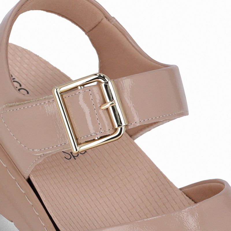 Sandália Spa Anabela Médio Fendi