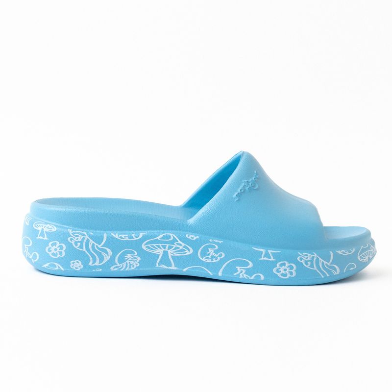 Tamanco Marshmallow Smurfs Azul