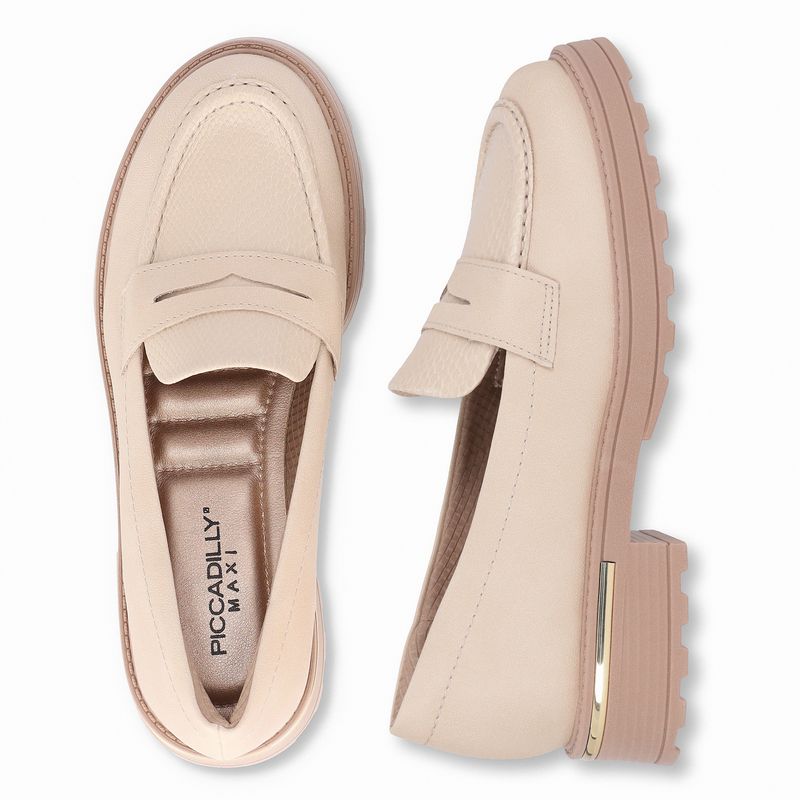 Mocassim/Loafer Gisa Anabela Médio Brulé - PICCADILLY