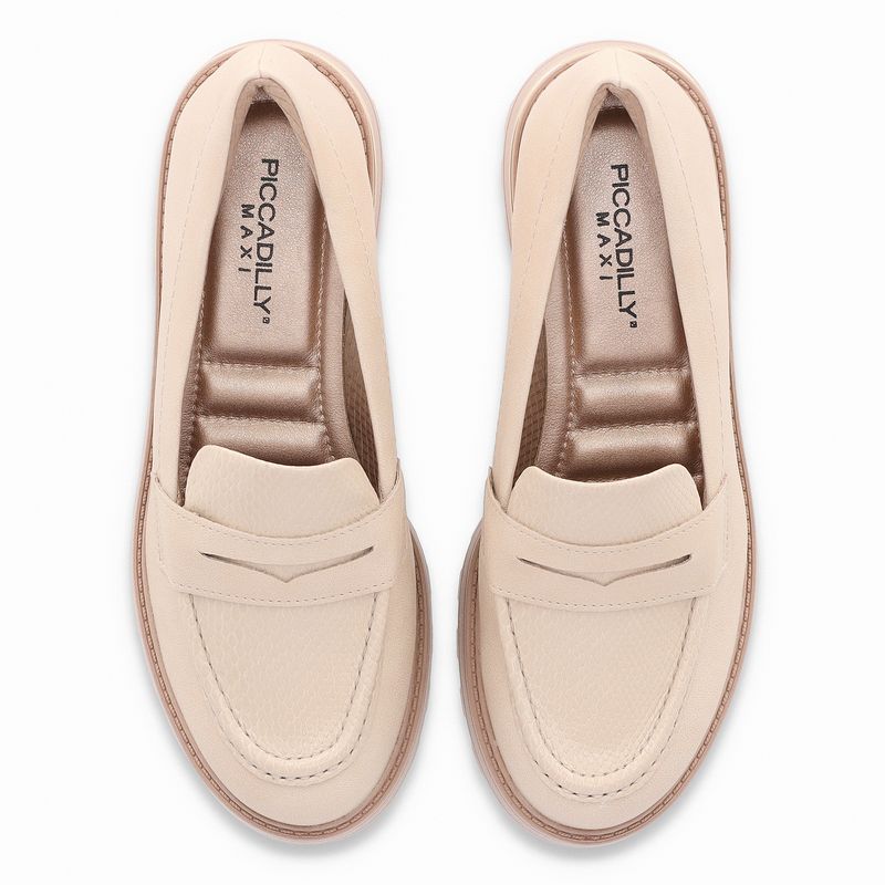 Mocassim/Loafer Gisa Anabela Médio Brulé - PICCADILLY