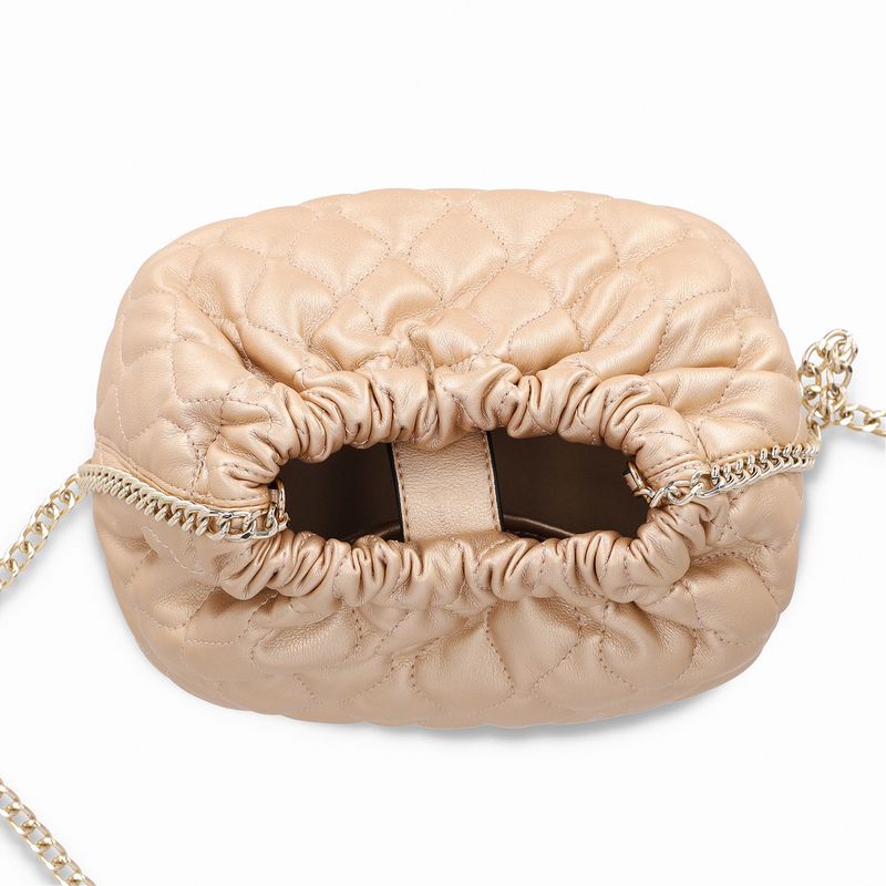 Bolsa Mia Crossbody Pequena Ouro