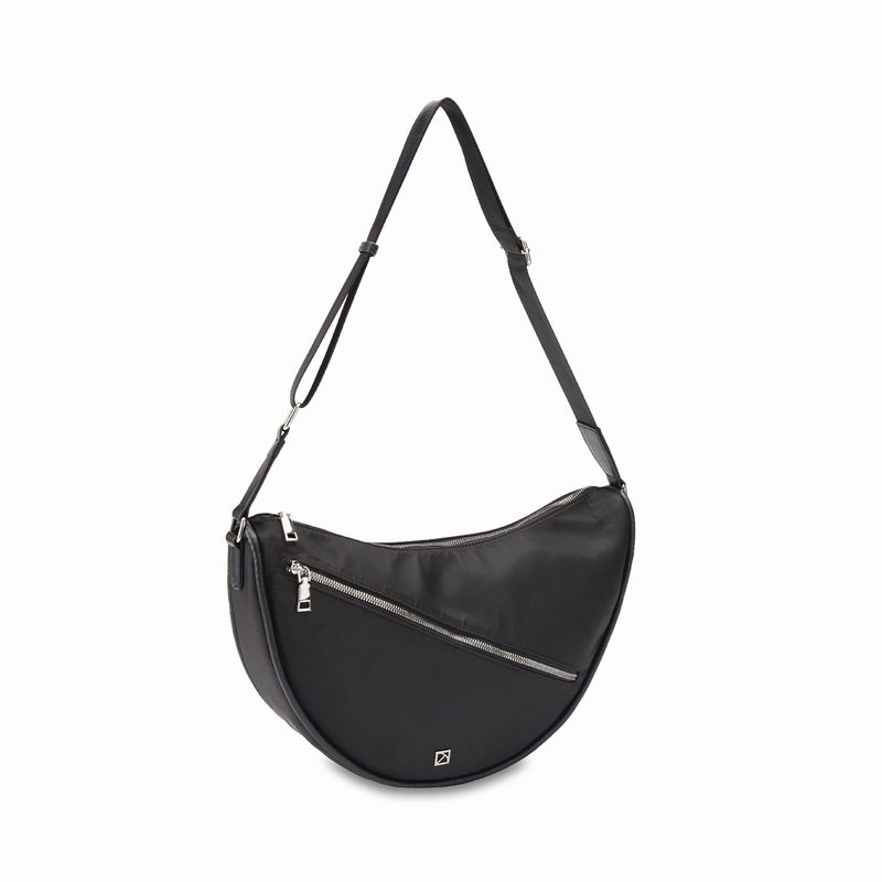 Bolsa Nicole Hobo Grande Preto