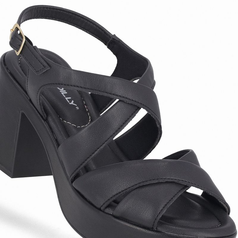 Sandália Marcia Salto Alto Preto