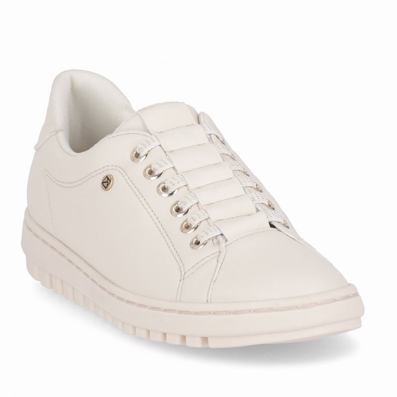 Tênis Salto Baixo Off White
