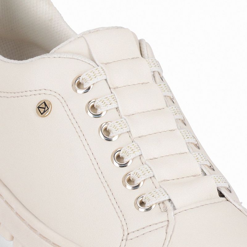 Tênis Salto Baixo Off White