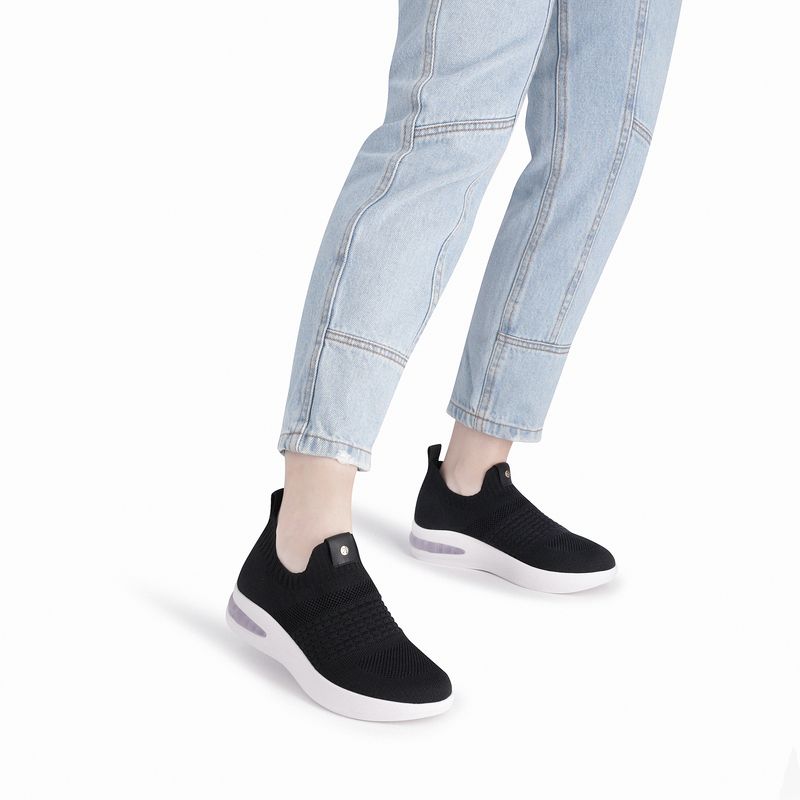 Tênis Anabela Médio Preto - PICCADILLY