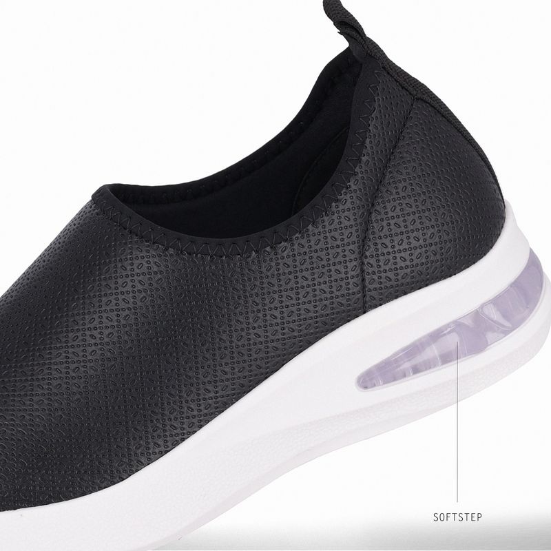 Tênis Anabela Médio Preto