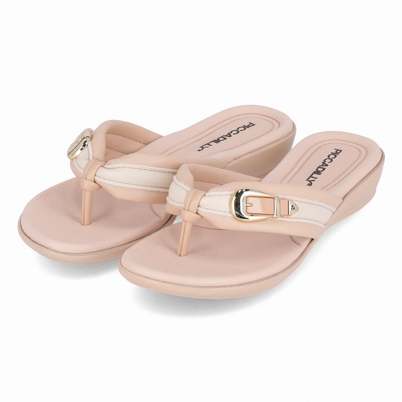 Chinelo Camila Anabela Baixo Brule com Off White