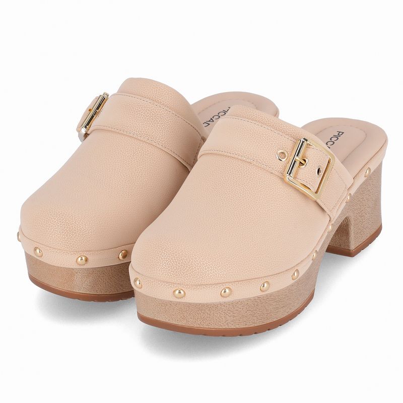 Tamanco Clog Salto Alto Brule