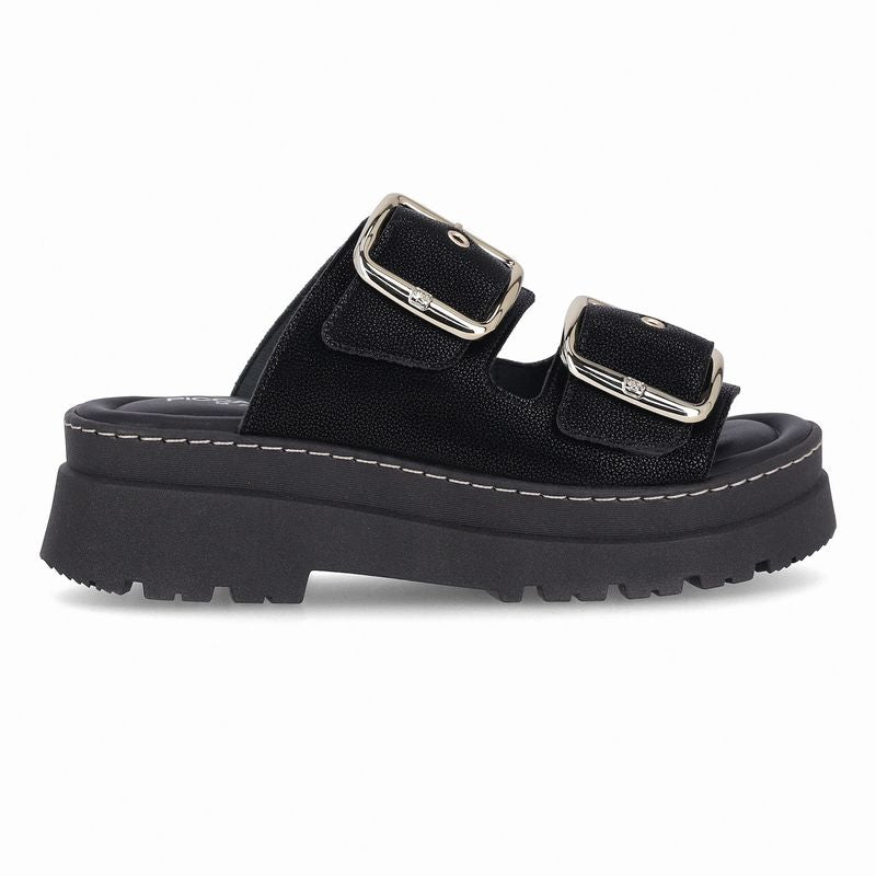 PICCADILLY MAXI - Tamanco Salto Médio Preto