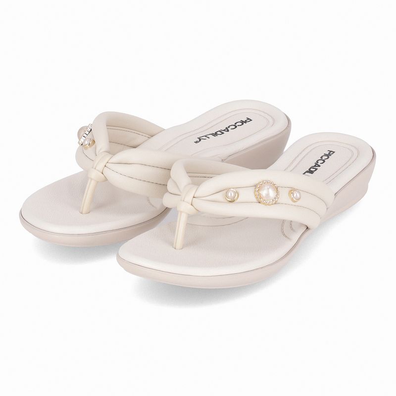 Chinelo Camila Rasteira Off White