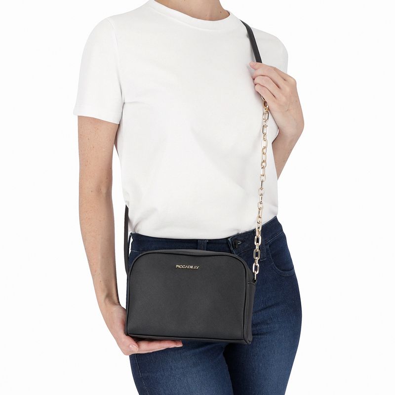 Bolsa Alice Crossbody Pequena Preto