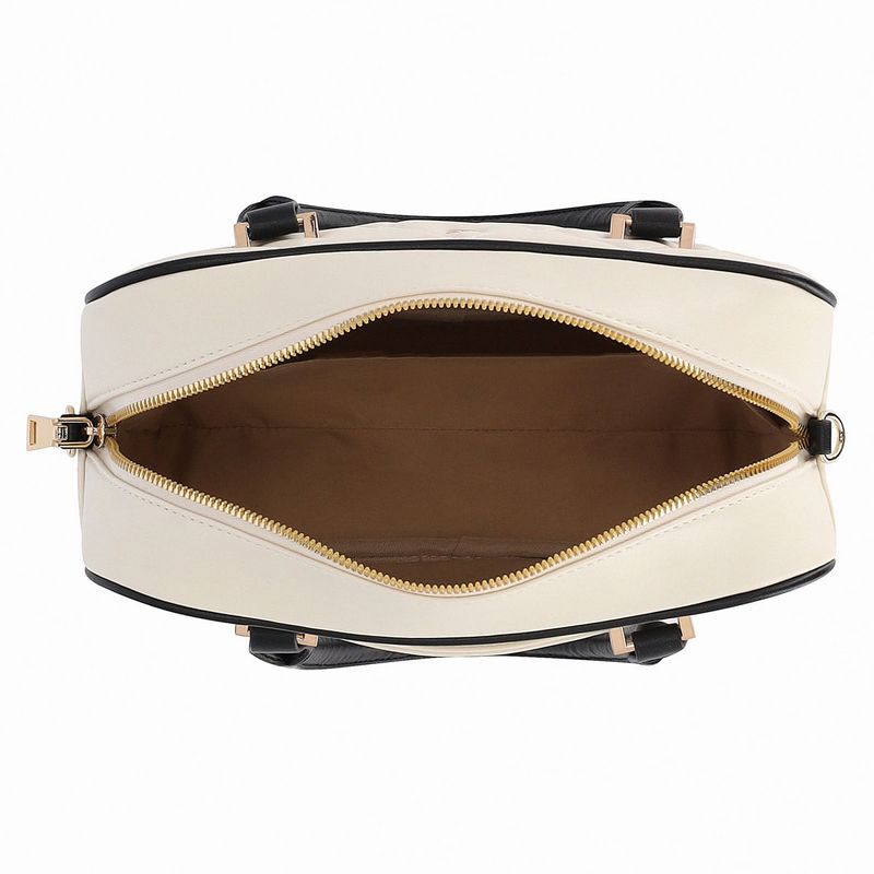 Bolsa Off White/Preto - PICCADILLY