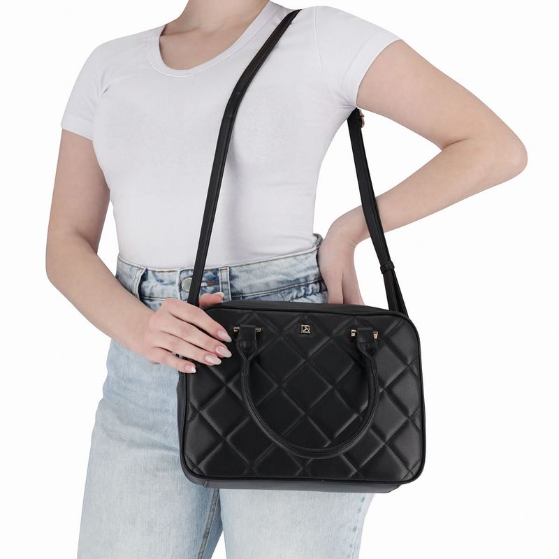 Bolsa Tiracolo Pequena Michele Preto