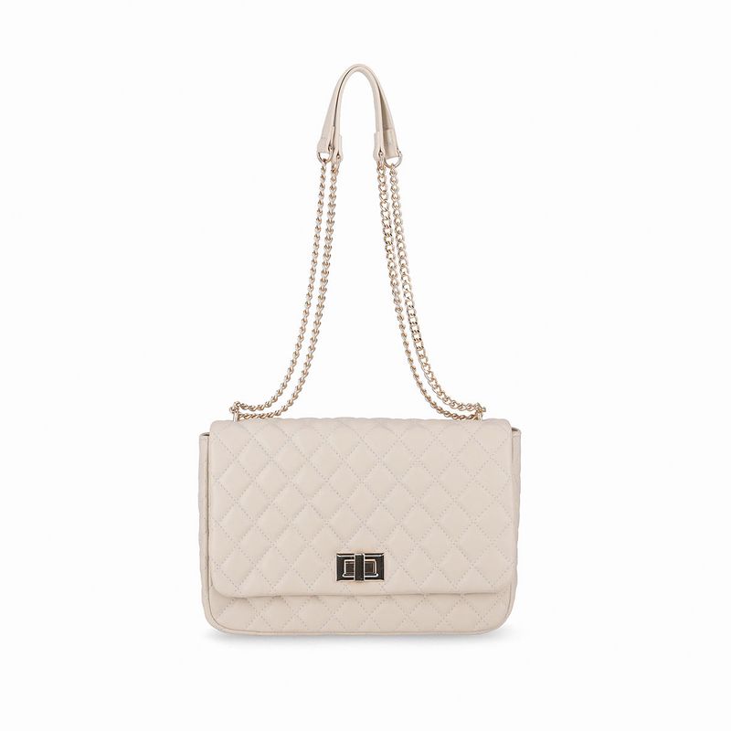 Bolsa Adriana Crossbody Média Off White