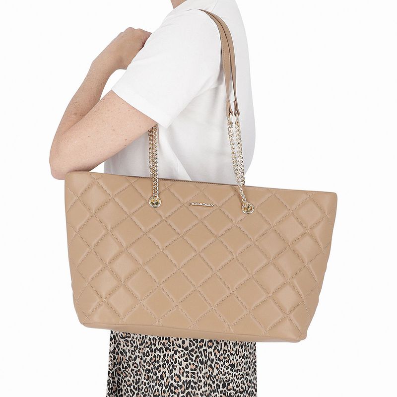 Bolsa Helen Tote Grande Nude