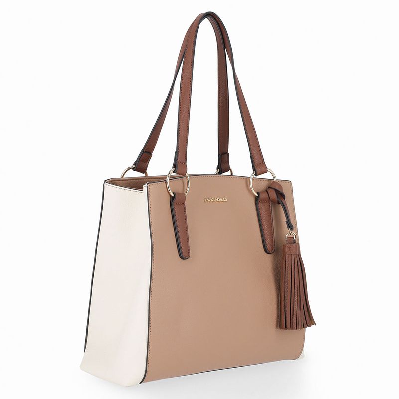 Bolsa Tati Shoulder Média Nude