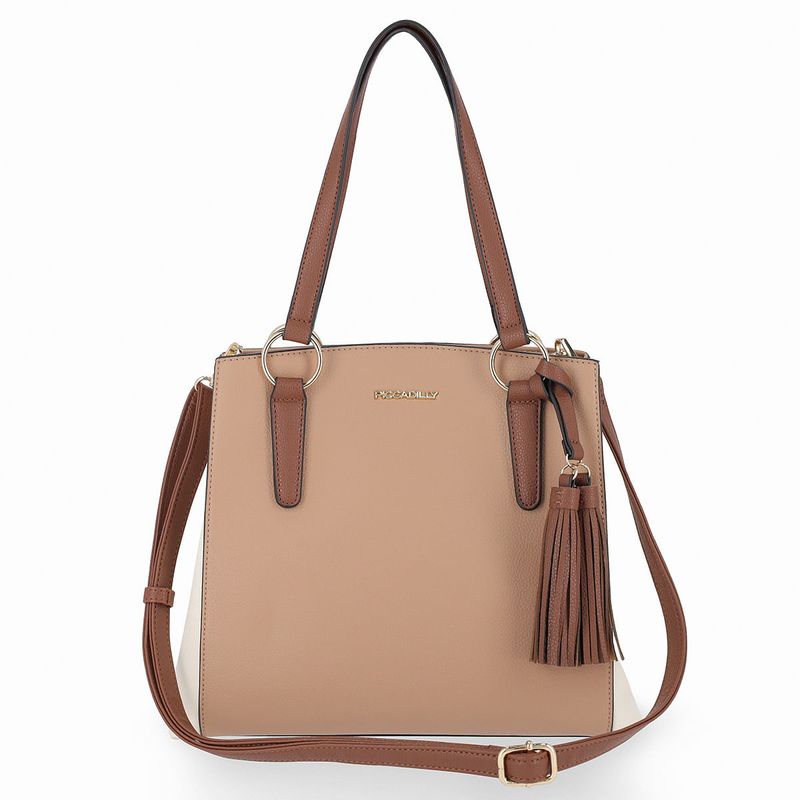 Bolsa Tati Shoulder Média Nude