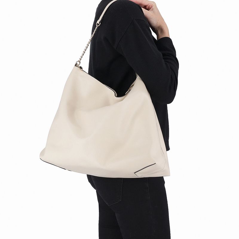 Bolsa Estela Tote Grande Off White