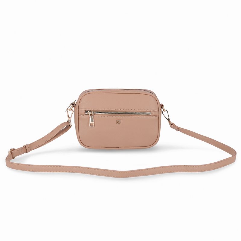 Bolsa Nina Crossbody Pequena Nude