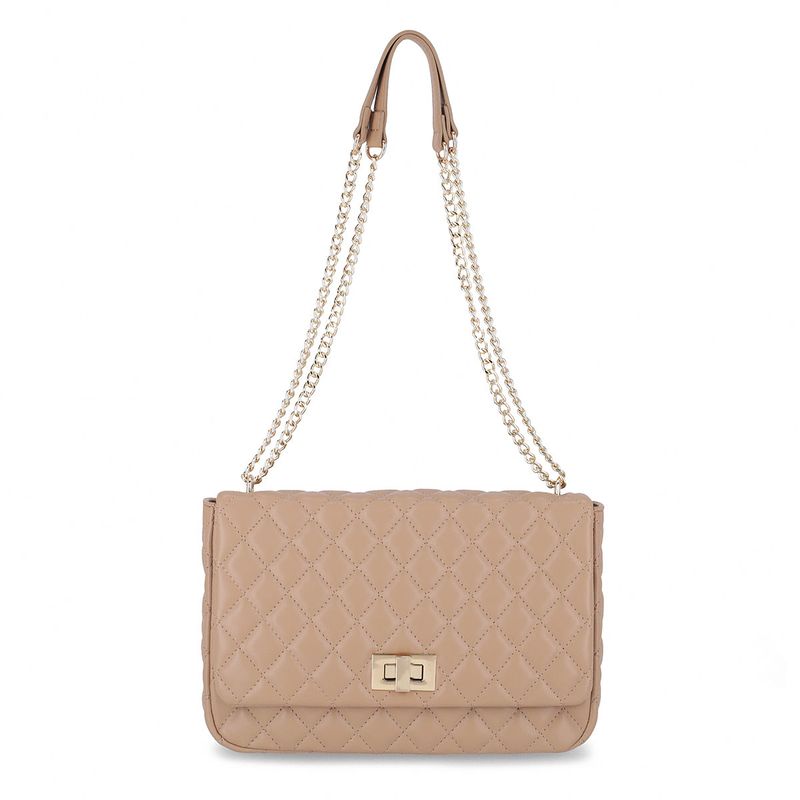 Bolsa Adriana Crossbody Média Nude