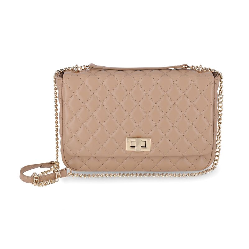 Bolsa Adriana Crossbody Média Nude