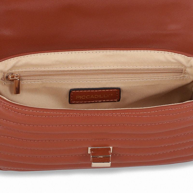 Bolsa Maitê Tiracolo Pequena Camel