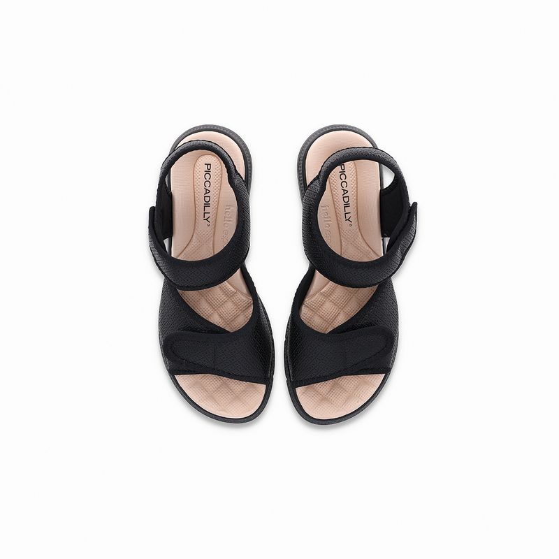 Papete Esporão Anabela Médio Preto