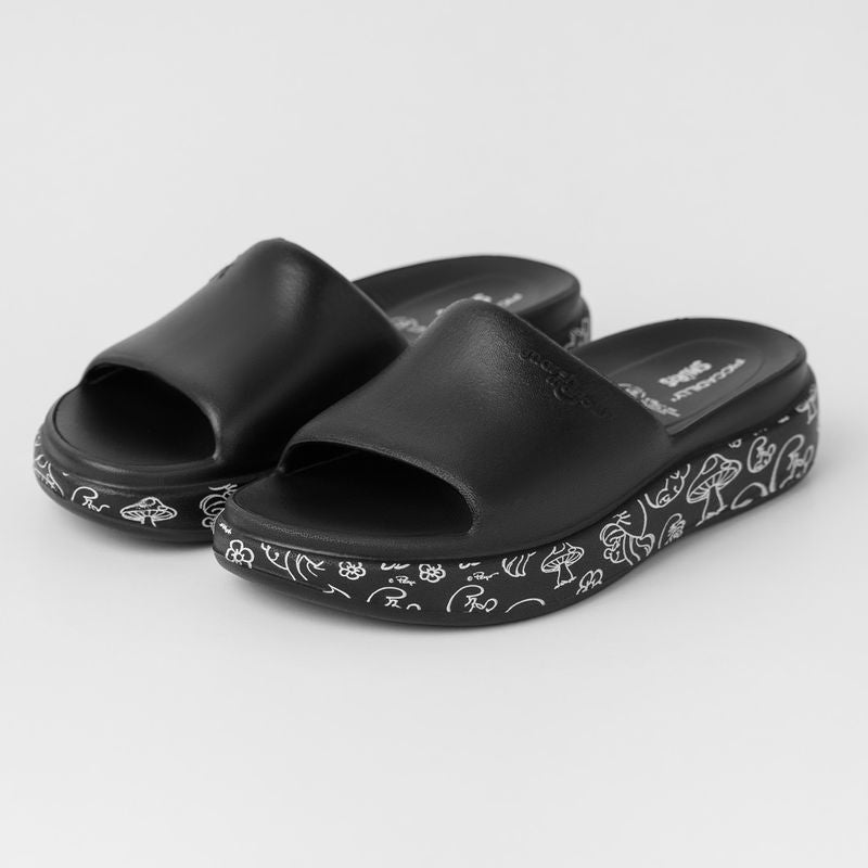 Tamanco Marshmallow Smurfs Preto