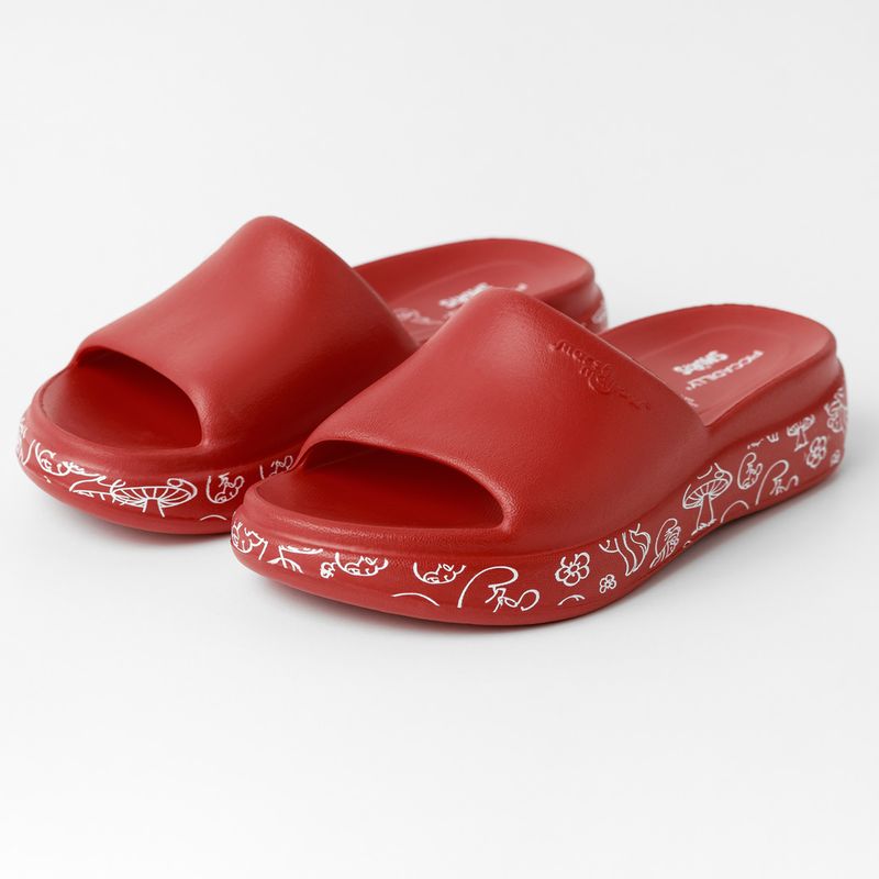 Tamanco Marshmallow Smurfs Vermelho