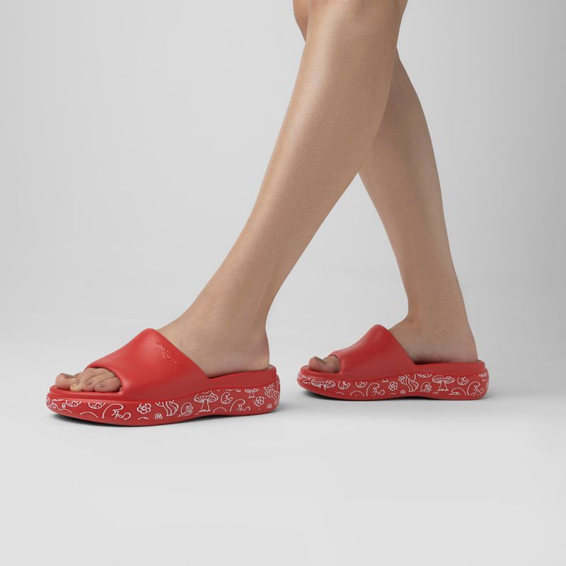 Tamanco Marshmallow Smurfs Vermelho