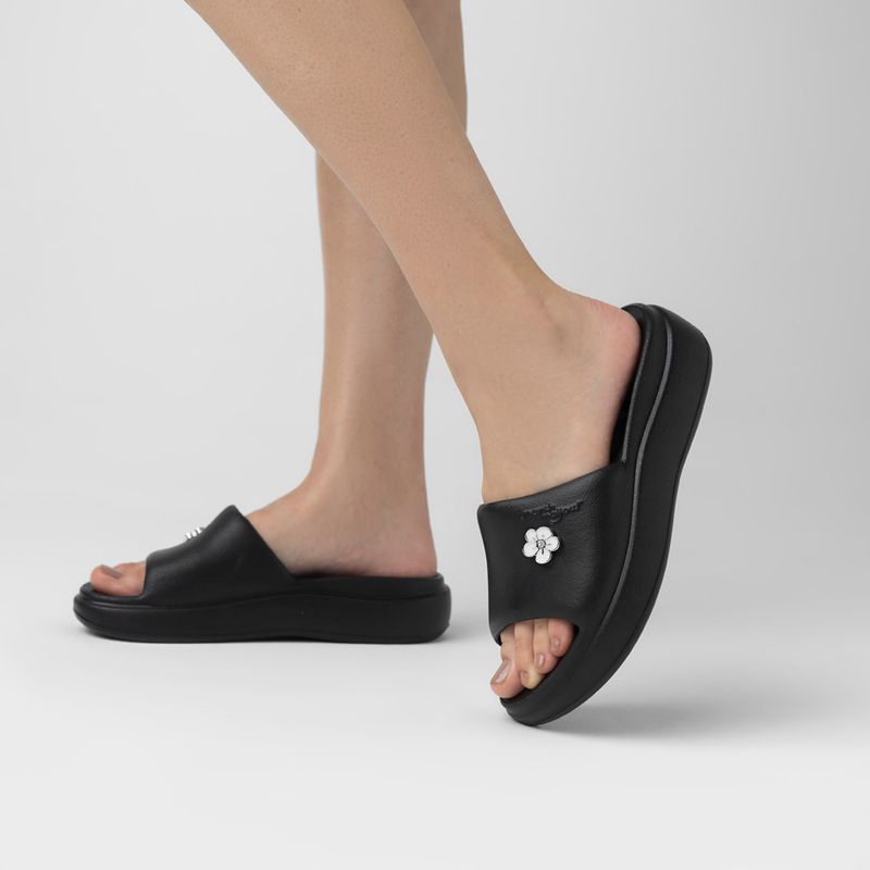 Tamanco Marshmallow Smurfs Preto