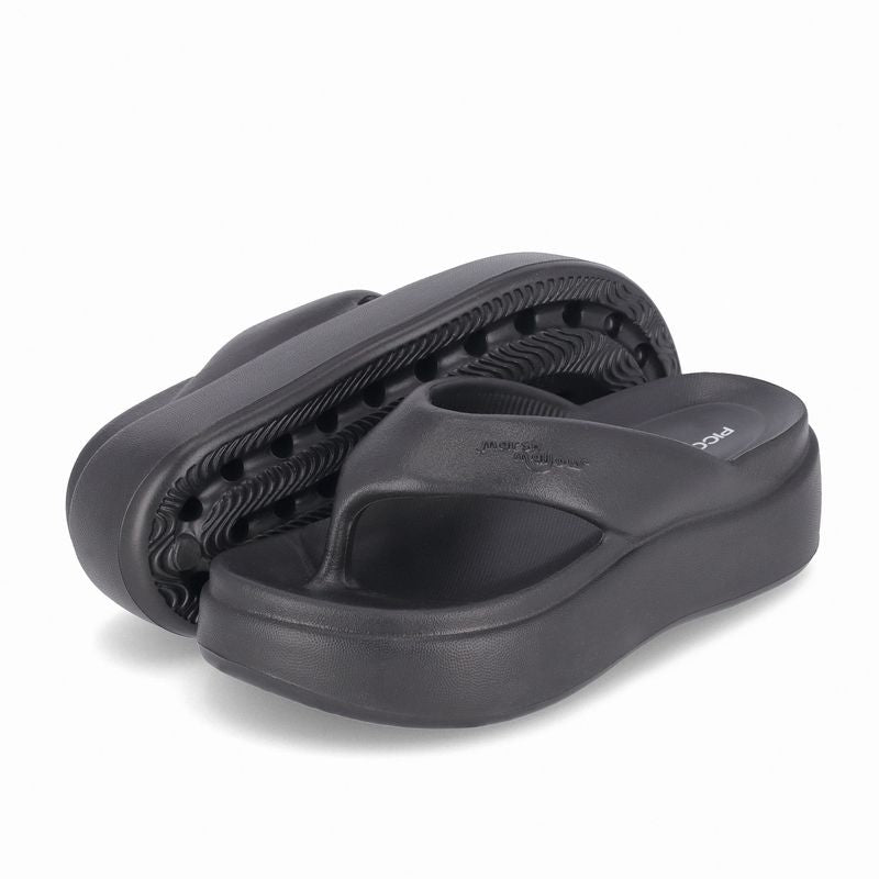 Chinelo Marshmallow Flatform Preto