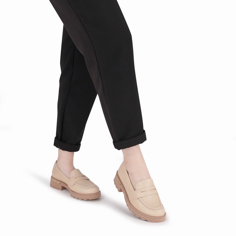 Mocassim/Loafer Gisa Anabela Médio Brulé - PICCADILLY