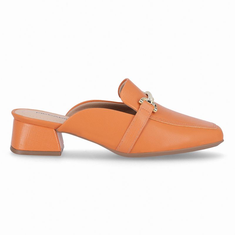 Mule Tati Salto Médio Laranja