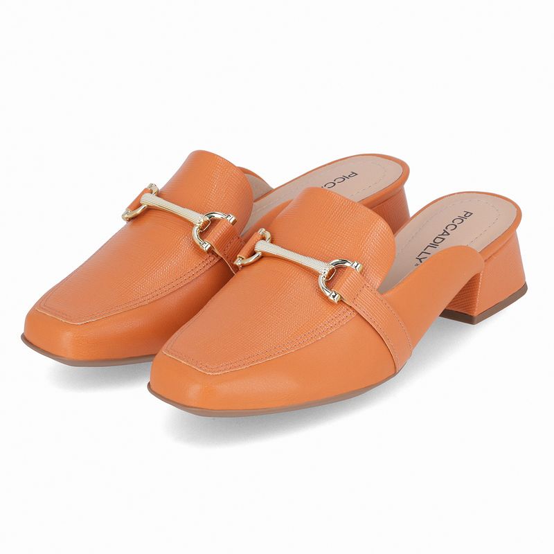Mule Tati Salto Médio Laranja