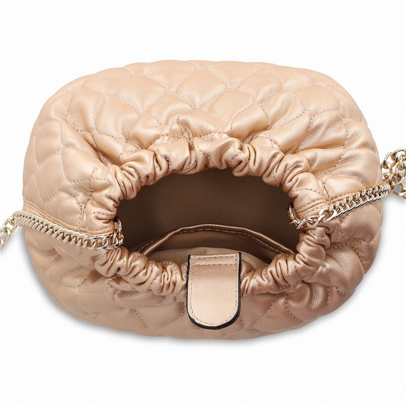 Bolsa Mia Crossbody Pequena Ouro