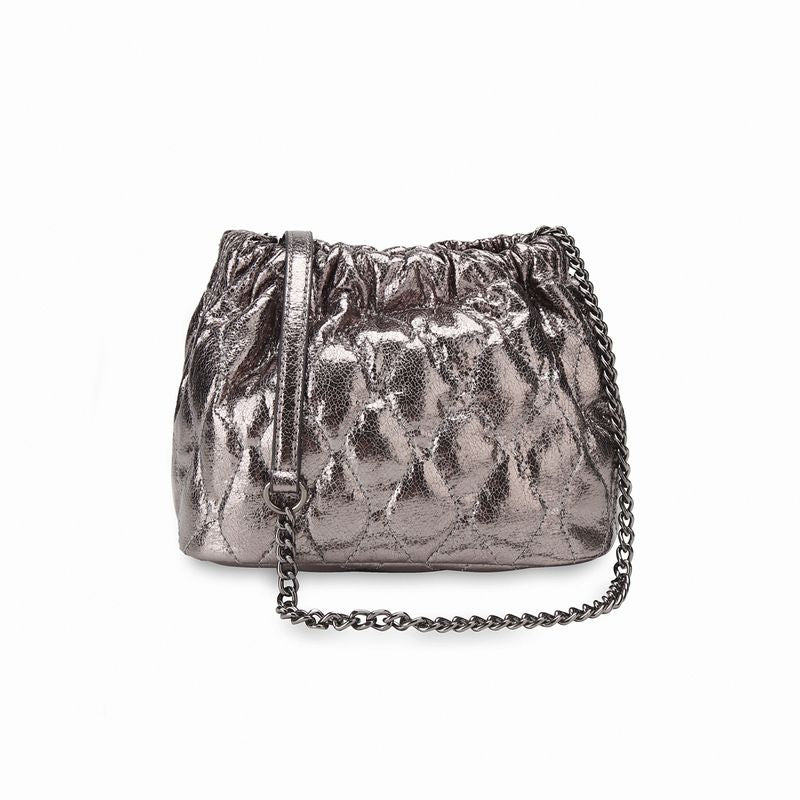 Bolsa Mia Crossbody Pequena Grafite