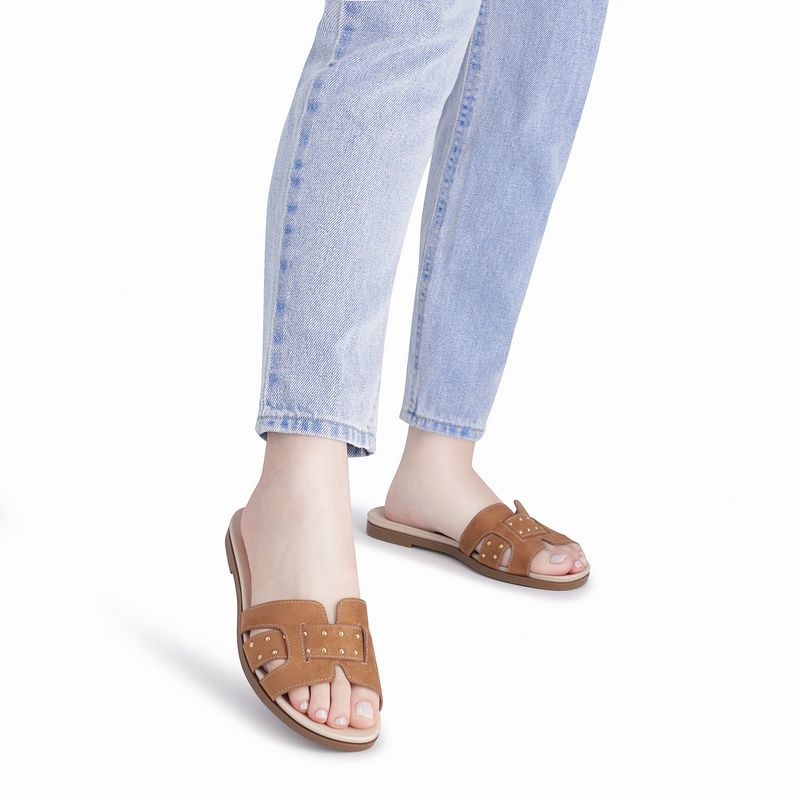 Rasteirinha Mari Rasteira Mascavo