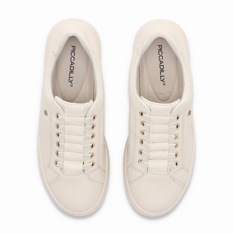 Tênis Salto Baixo Off White
