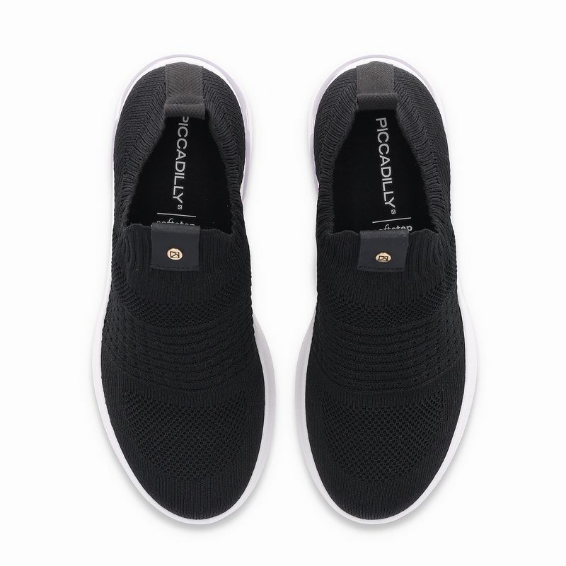 Tênis Anabela Médio Preto - PICCADILLY