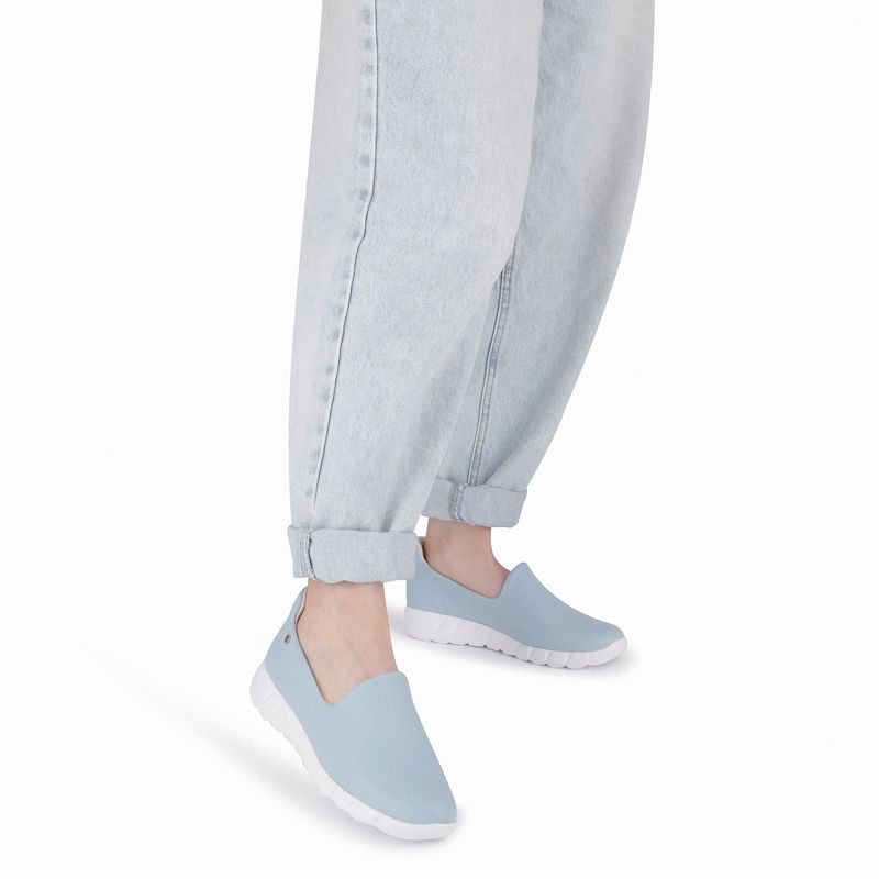 Tênis Fabi Rasteira Azul Aqua