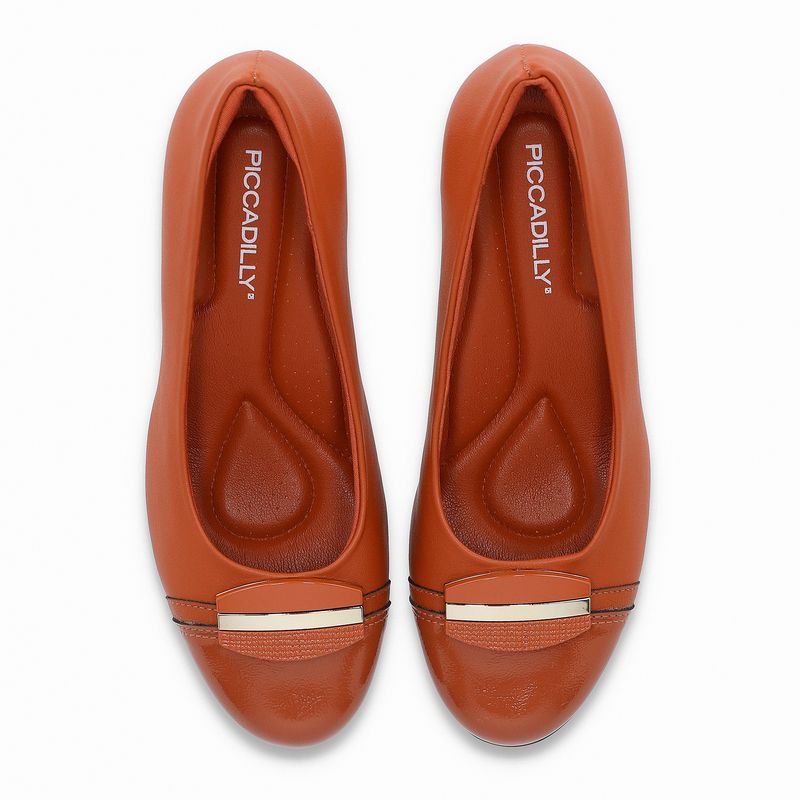 Scarpin Laura Salto Médio Ocre